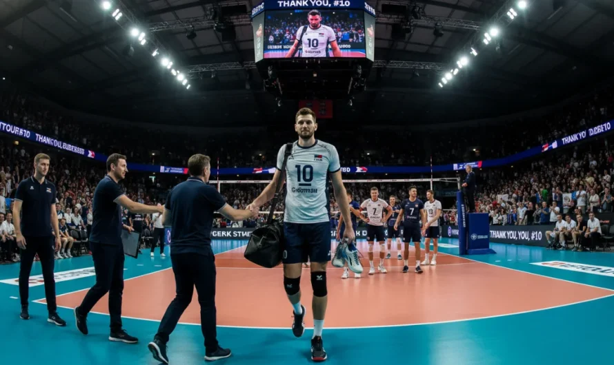 Sarı Lacivertli Ekipte Dünyaca Ünlü Smaçörle Veda