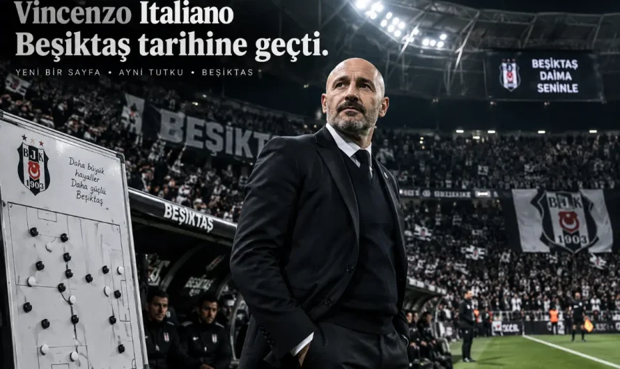 Vincenzo Italiano Beşiktaş’ın Zirvesine Ortak Oldu